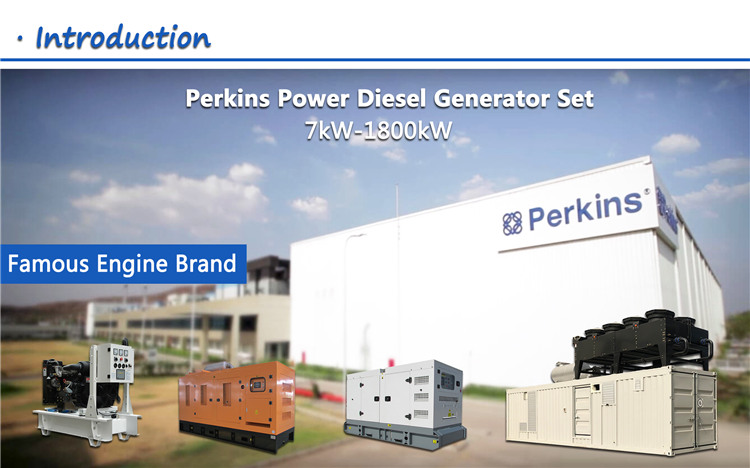 hot sale CE ISO 36kw 45kva diesel genset with perkins engine silent hotel