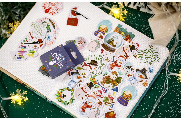 Christmas Adhesive Paper Sticker for Sealing and Decorating