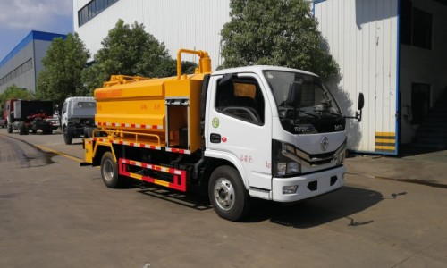 Dongfeng Euro 6 تنظيف شاحنة شفط 3.5 سم