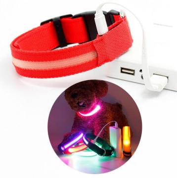 Led light dog collar