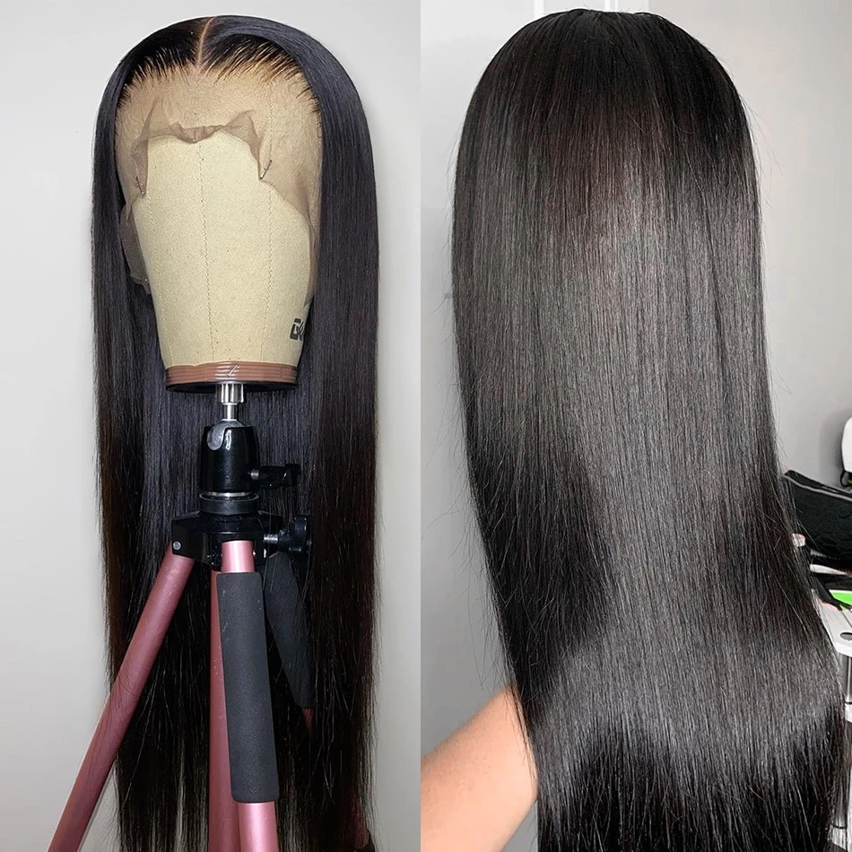 Cheap Pre-Pluck Brazilian Human Hair Lace Front Wigs,Closure Natural Human Hair Wigs for Black Women,HD Lace Frontal Wig Vendors