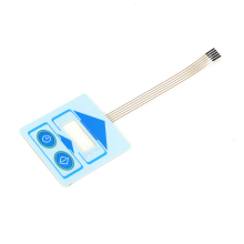custom silk printing flat button membrane switch keypad keyboard