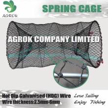 Crayfish Trap Spring Cage Fish Trap for Sale
