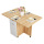 Space Saving Folding Extendable Dining Table