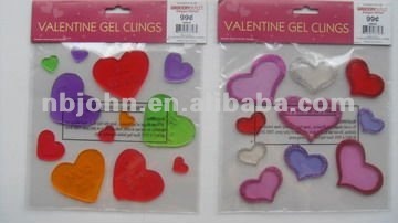 VALENTINE CLING MAGIC GEL STICKER