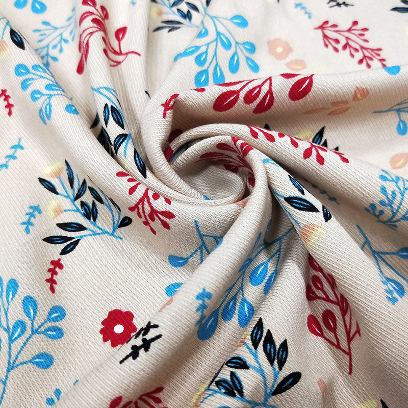 SELLING little flowers Print Medium Weight 100% rayon fabric Twill Christmas Fabric 100% rayon
