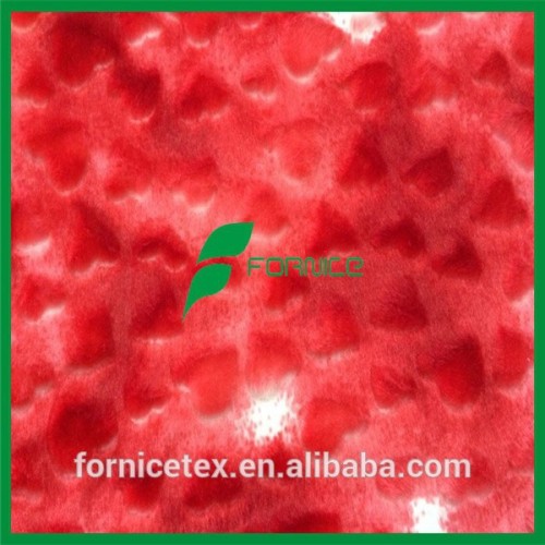 China manufacturer High Quality polyester Plush Toy Fabric PV plush