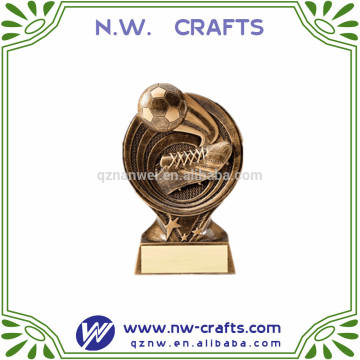 Custom soccer and shoe trophy award