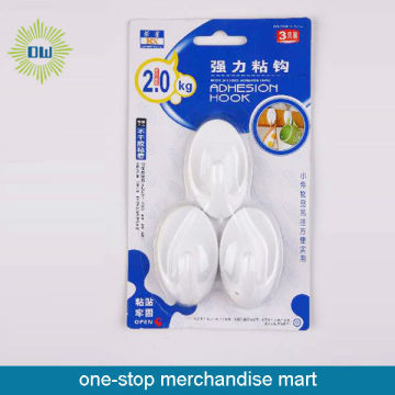 3pc plastic hook set