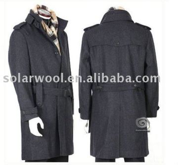 Men's woolen coat