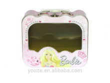 Square toy gift tin box