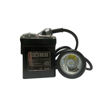 K5 Black miners cap lamp