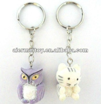 Promotional Owl and Cat Key Chain