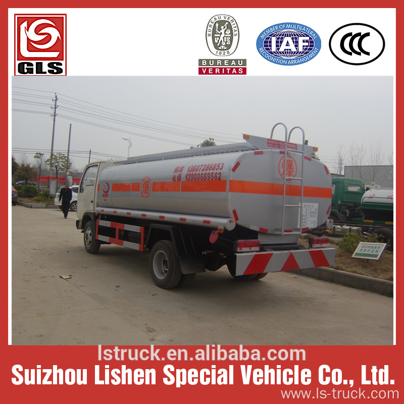 JAC 5000 liter oil transportation tank truck