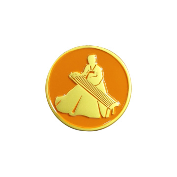 Aangepaste groothandel Guqin herdenkingsbadge pin