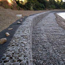 River edge gabion box solution