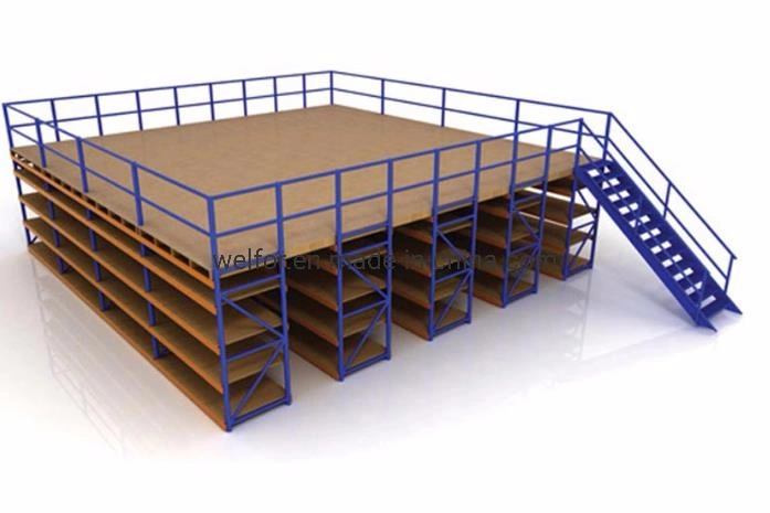 Warehouse Storage Heavy Duty Industrial Steel Mezzanine Rack