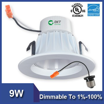 Utility rebate Energy Star 4inch 9W Dimmable ul certified downlights