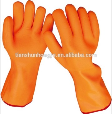 Sandy Finish PVC Dipped Gloves