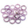 10pcs coloridos anillos de banda de piedras preciosas conjuntos de cristal eternidad anillo apilable para mujeres joyas minimalistas de piedra de nacimiento