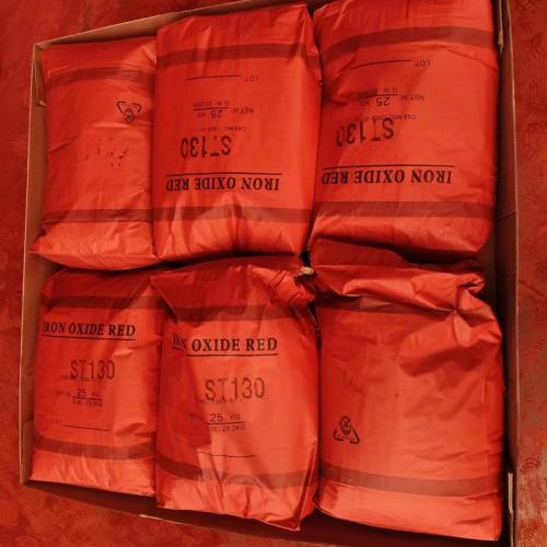 Fe2O3 Iron Oxide Red 130 untuk cat pembinaan