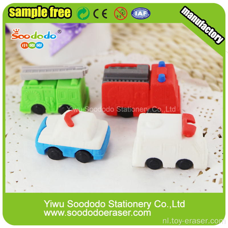 PVC zak gum kinderen speelgoed vormige 3D Eraser