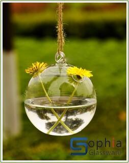 hanging glass holder