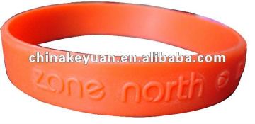 silicone emboss wristband