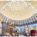 Hotel chandelier with humanized design