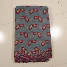 Grey Peach African Lace Fabrics , Grande Toilette