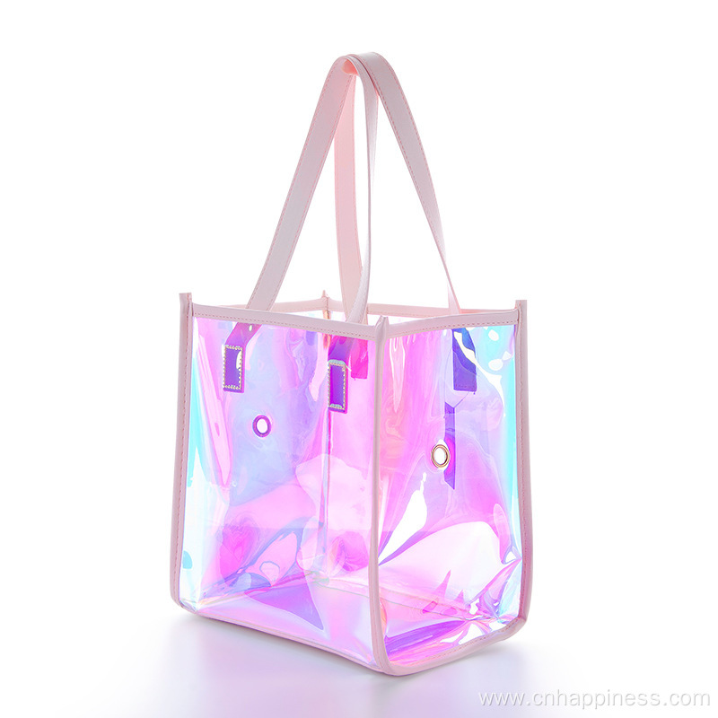 Frost Resistant Tote Bag Ladies Laser Tote Bag