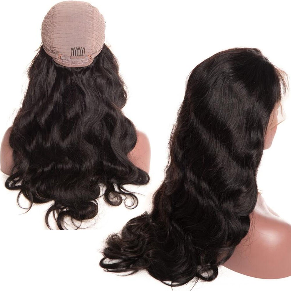13x4 Body Wave Lace Front Wigs  Brazilian Virgin Human Hair Wig Pre Plucked Natural with Baby Hair Wig for Black Female