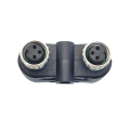 Y-connector M12 male to 2 M8 female