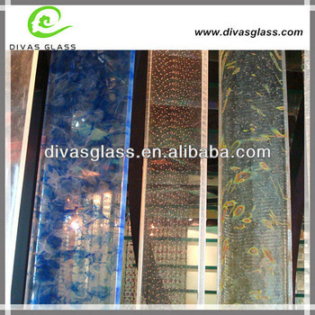 Popular modern decorative glass plates