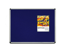 Aluminum Frame Fabric Pin Board - Felt Board