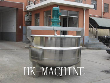 Stainless steel vertical heating stirring tank