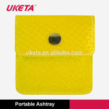 Portable Ashtray Customized Soft Ashtray Mobile Ashtray Mini Ashtray Pu Wholesale Ashtray