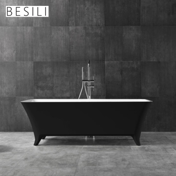 Dutch Claw Foot Tub Freestanding Artificial Stone Bathtub