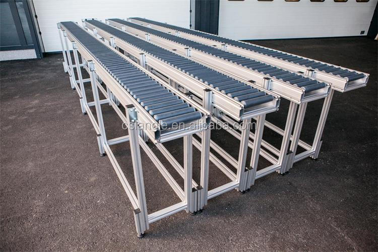 Customized Aluminum Material Assembly Line adjustable conveyor belt