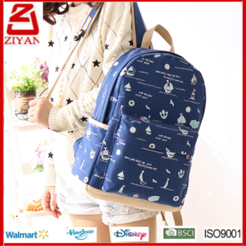 Women laptop backpack shoulder bag camping canvas backpacks