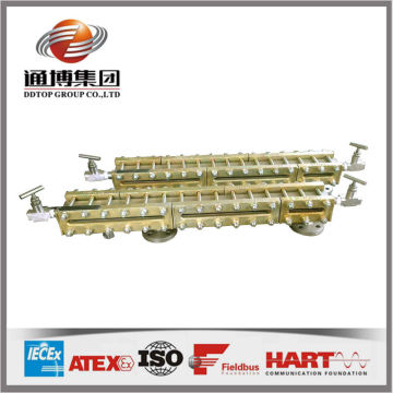 Side side mounting on-site indicating glass plate level gauge