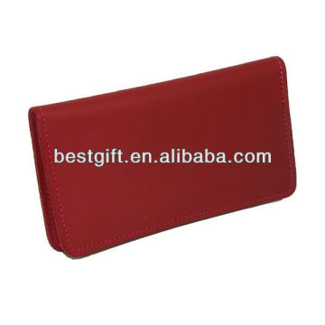 Fashion ladies PU checkbook wallet leather checkbook covers