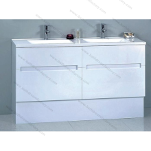 Semi Recess Vanity, Ceramic Top Vanity, Floor Compact Vanity DC-5141