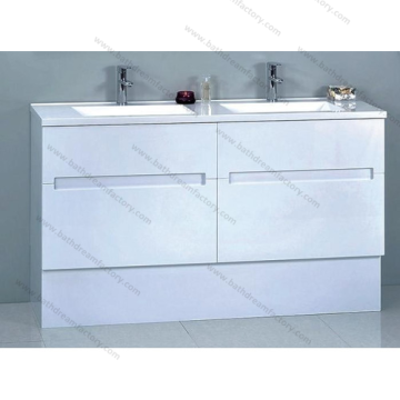 Semi Recess Vanity, Ceramic Top Vanity, Floor Compact Vanity DC-5141