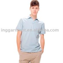 Light Blue Single Jersey Cotton Polo Shirt
