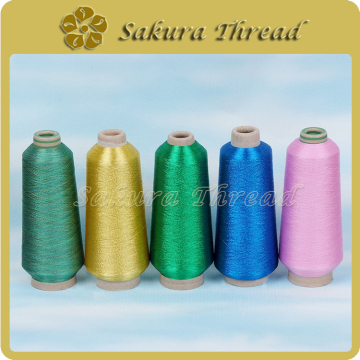 Multi-Folded Metallic Yarn Lurex Knit