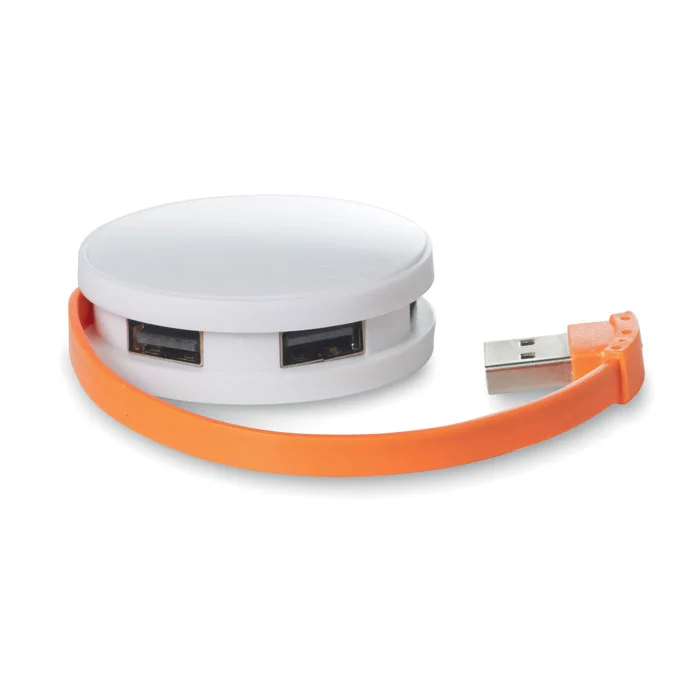 Pop-up USB Hub with 4 USB 1.1 Plugs with Customized Logo