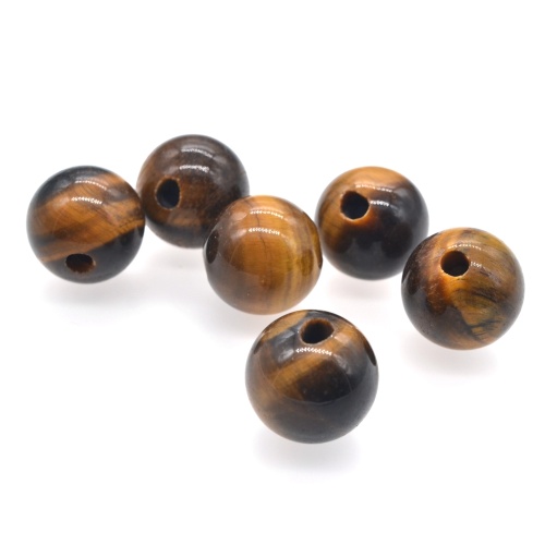 Tiger Eye 8MM Stone Balls Home Decoration Round Crystal Beads