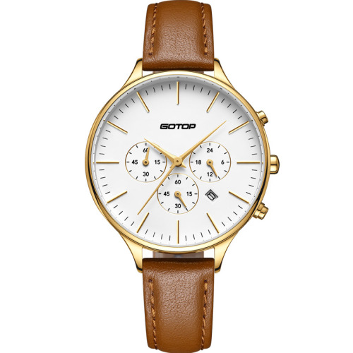 CHRONOGRAPH WATCH LADIES WITH THREE SUBDIALS