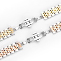 Highly Polished 316L Solid 7 links watch band